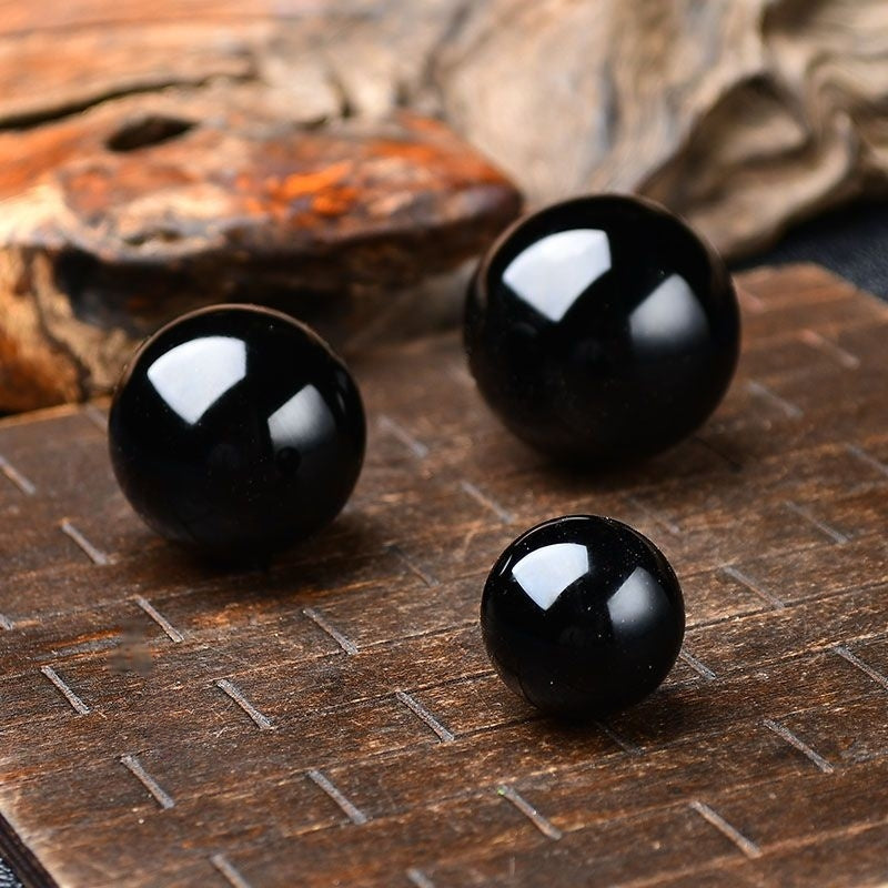 Black Obsidian Crystal Ball-Eternal Brazilian Gemstone Collection
