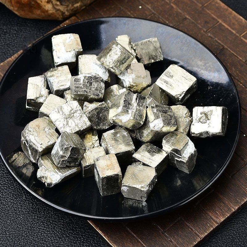 Natural Polished Grain pyrite Ore Cube -Eternal Brazilian Gemstone Collection