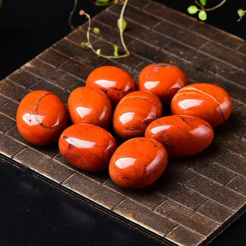 Natural Polished Large Grain Red Jasper -Eternal Brazilian Gemstone Collection