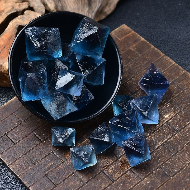 Natural Blue-green Fluorite Raw Stone Octahedron-Eternal Brazilian Gemstone Collection
