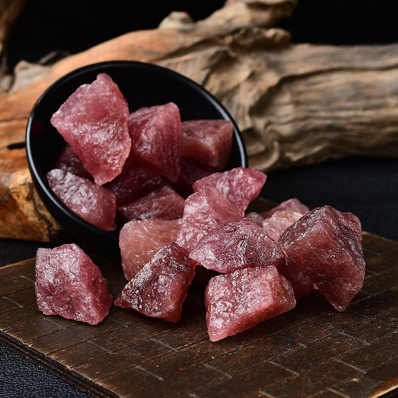 Natural Strawberry Crystal Ore-Eternal Brazilian Gemstone Collection