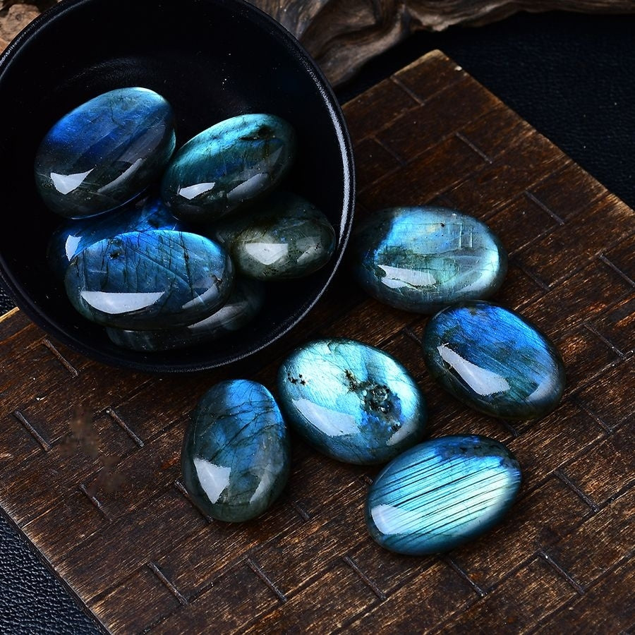 Natural Polished Grain labradorite Tumble Stone-Eternal Brazilian Gemstone Collection