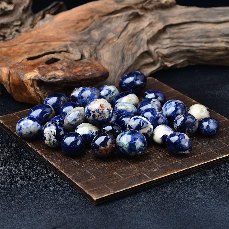 Natural Polished Large Grain Lapis Lazuli -Eternal Brazilian Gemstone Collection