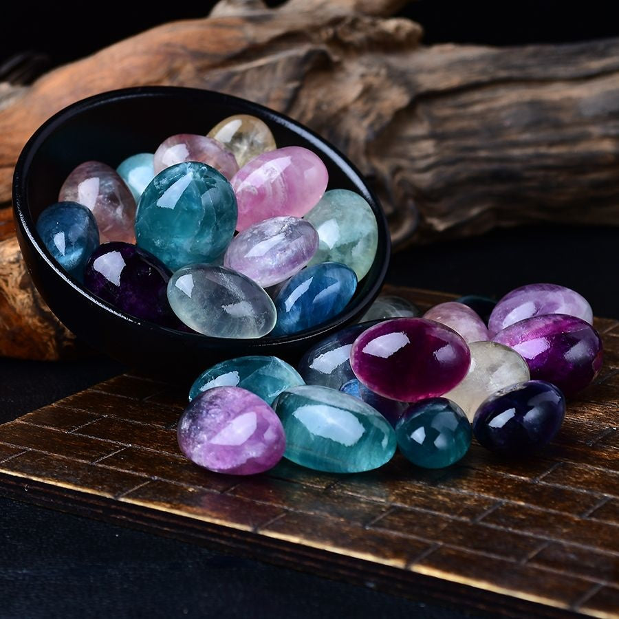 Natural Polished Large GrainRainbow Fluorite -Eternal Brazilian Gemstone Collection