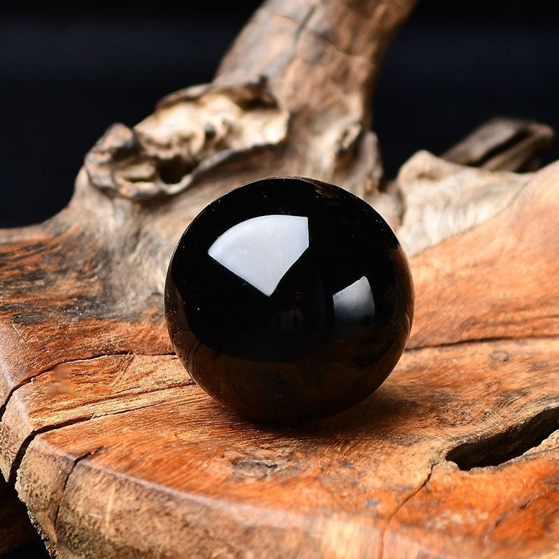 Black Obsidian Crystal Ball-Eternal Brazilian Gemstone Collection