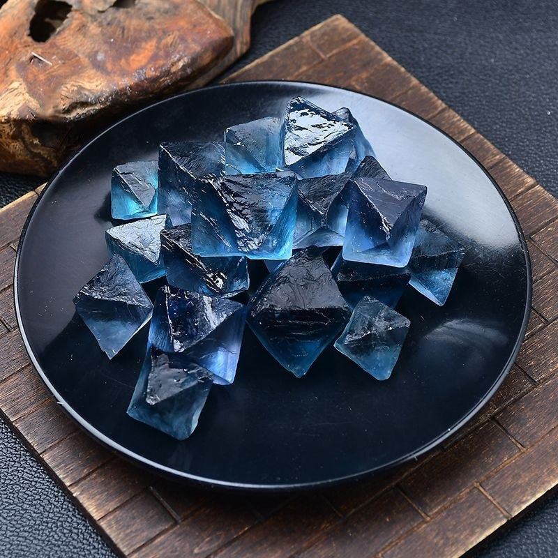 Natural Blue-green Fluorite Raw Stone Octahedron-Eternal Brazilian Gemstone Collection