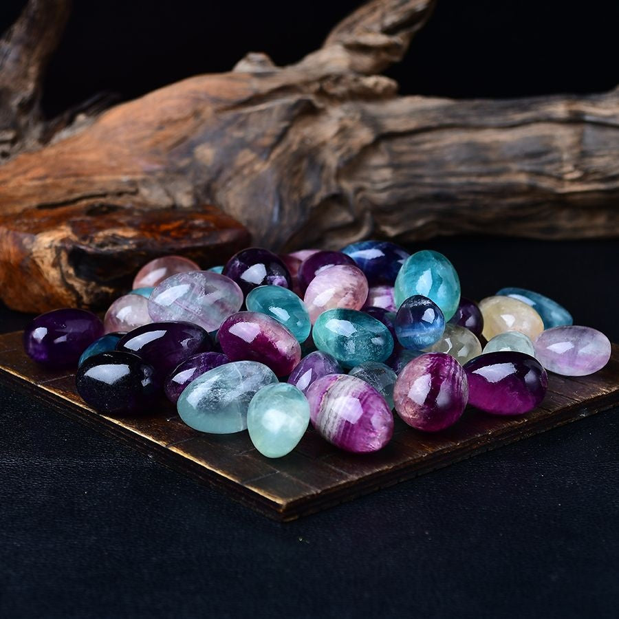 Natural Polished Large GrainRainbow Fluorite -Eternal Brazilian Gemstone Collection
