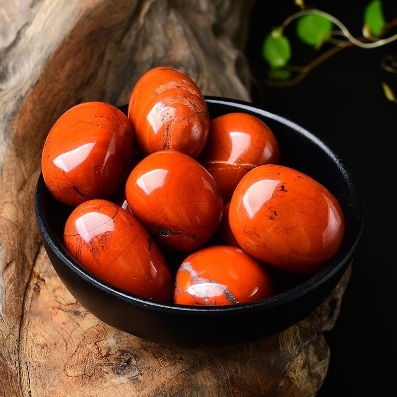 Natural Polished Large Grain Red Jasper -Eternal Brazilian Gemstone Collection