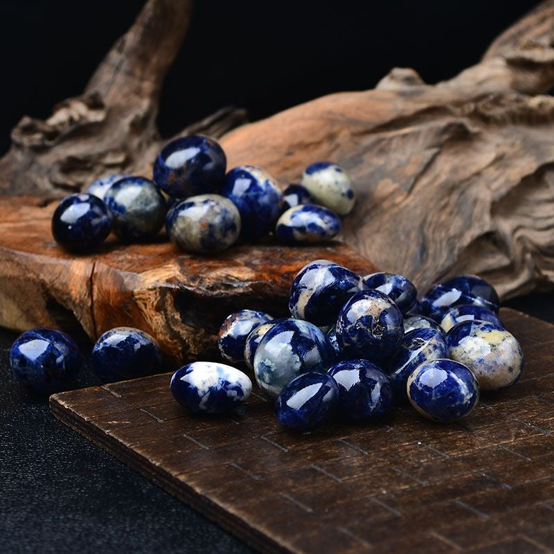 Natural Polished Large Grain Lapis Lazuli -Eternal Brazilian Gemstone Collection