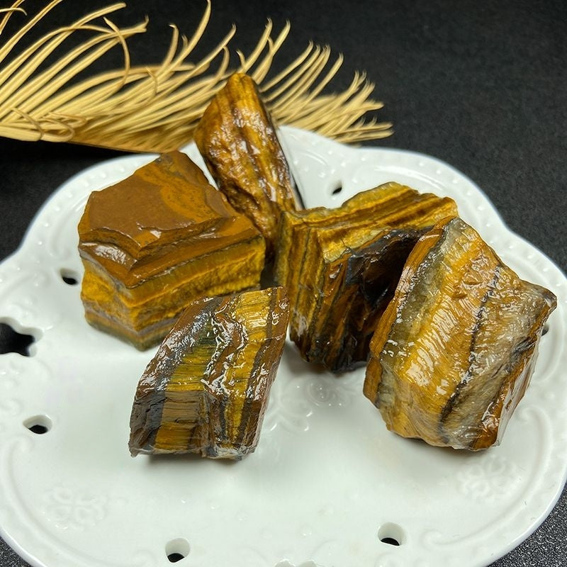 Natural Tiger Eye Ore-Eternal Brazilian Gemstone Collection