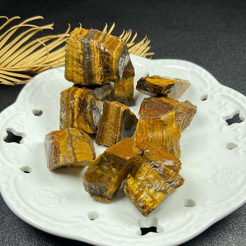 Natural Tiger Eye Ore-Eternal Brazilian Gemstone Collection