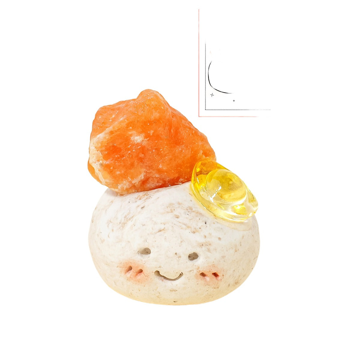 Natural Sunstone Cute Dwarf ornament-Eternal Brazilian Gemstone Collection