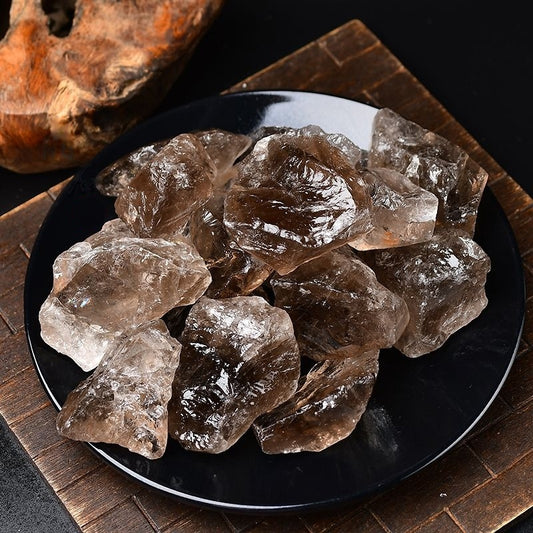 Natural Tea Crystal Raw Stone-Eternal Brazilian Gemstone Collection