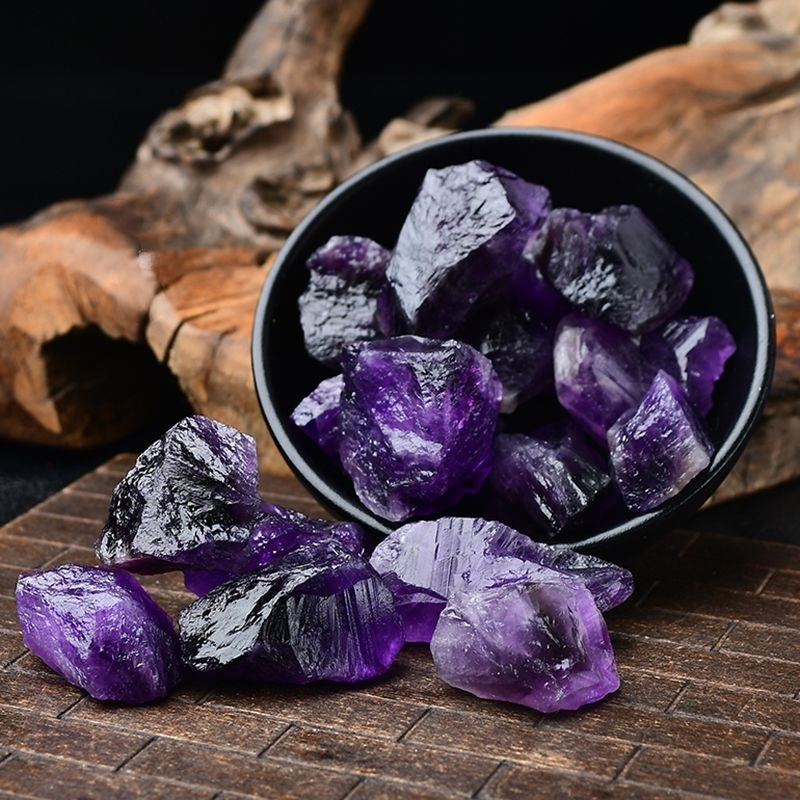 Natural Dark Amethyst Ore-Eternal Brazilian Gemstone Collection