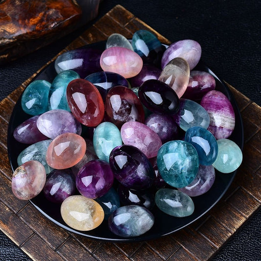Natural Polished Large GrainRainbow Fluorite -Eternal Brazilian Gemstone Collection