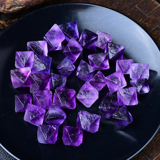 Natural Dark Amethyst Raw Stone Octahedron-Eternal Brazilian Gemstone Collection