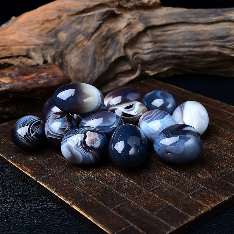 Natural Polished Persian Agate Tumbled Stone -Eternal Brazilian Gemstone Collection