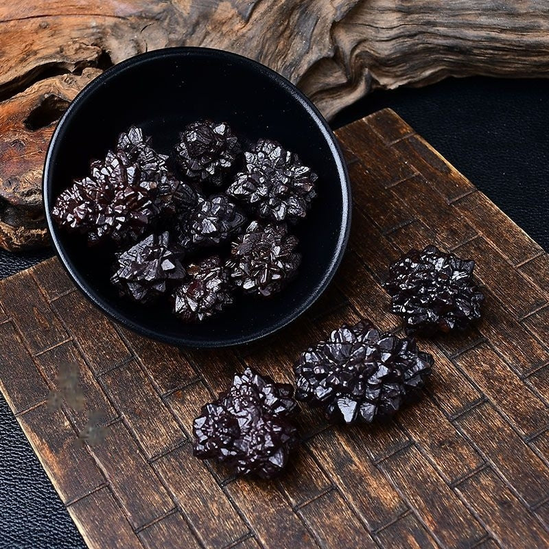 Natural Egyptian Black Diamond Prophecy Stone Ore-Eternal Brazilian Gemstone Collection