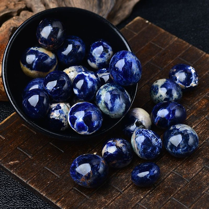 Natural Polished Large Grain Lapis Lazuli -Eternal Brazilian Gemstone Collection