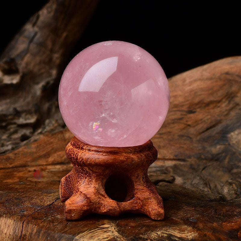 Rose Quartz Crystal Ball-Eternal Brazilian Gemstone Collection