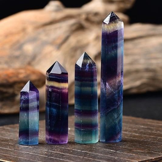Rainbow Fluorite Pillar Collection-Eternal Brazilian Gemstone Collection