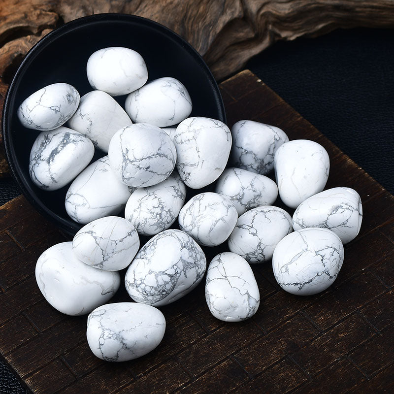 Natural Polished Large Grain White Turquoise -Eternal Brazilian Gemstone Collection