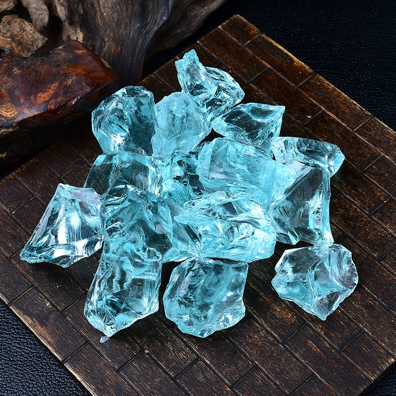 Natural Light Blue Navy Blue Lazurite Crushed Stone-Eternal Brazilian Gemstone Collection