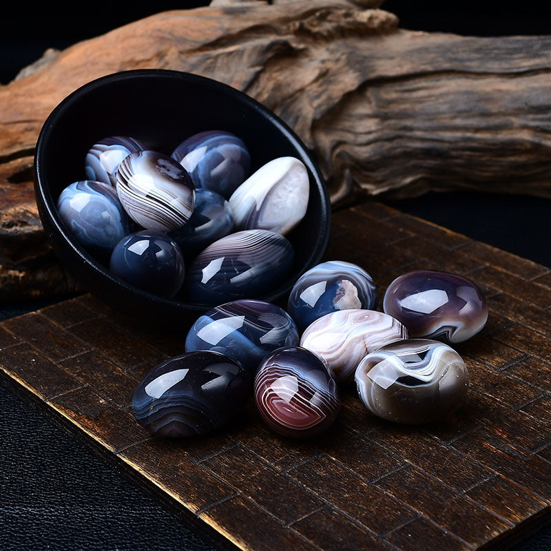 Natural Polished Persian Agate Tumbled Stone -Eternal Brazilian Gemstone Collection