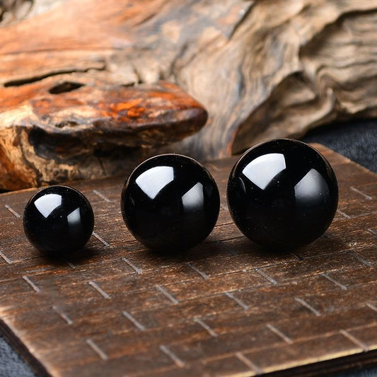 Black Obsidian Crystal Ball-Eternal Brazilian Gemstone Collection