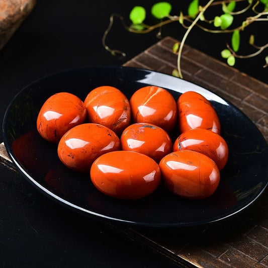 Natural Polished Large Grain Red Jasper -Eternal Brazilian Gemstone Collection