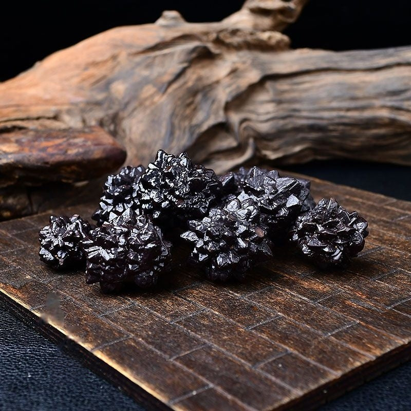 Natural Egyptian Black Diamond Prophecy Stone Ore-Eternal Brazilian Gemstone Collection