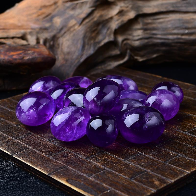 Natural Polished Grain Dark Amethyst -Eternal Brazilian Gemstone Collection