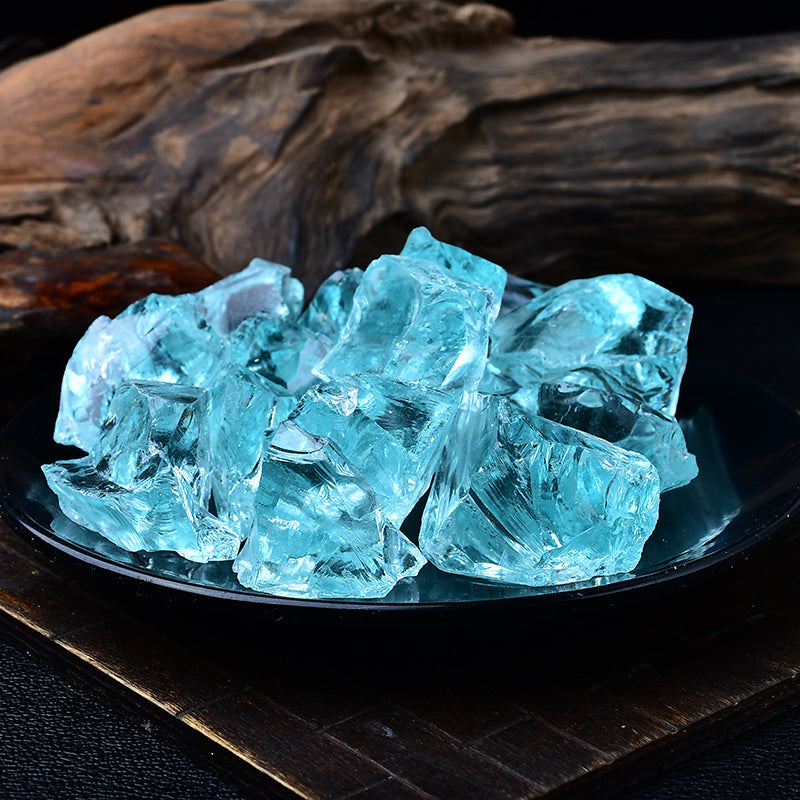Natural Light Blue Navy Blue Lazurite Crushed Stone-Eternal Brazilian Gemstone Collection