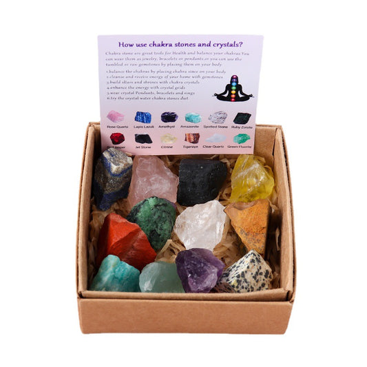Natural Crystal Raw Yoga Stone Set（Unknown is a surprise）-Eternal Brazilian Gemstone Collection