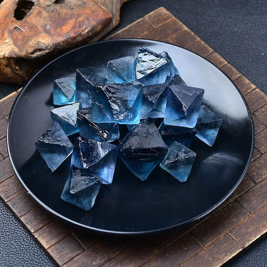 Natural Blue-green Fluorite Raw Stone Octahedron-Eternal Brazilian Gemstone Collection