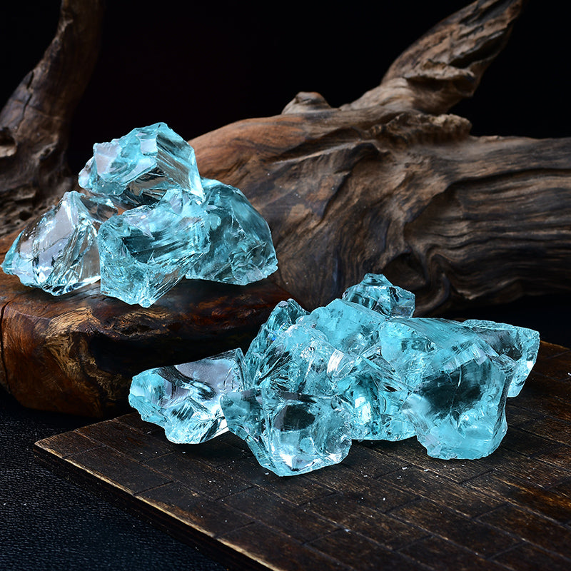 Natural Light Blue Navy Blue Lazurite Crushed Stone-Eternal Brazilian Gemstone Collection