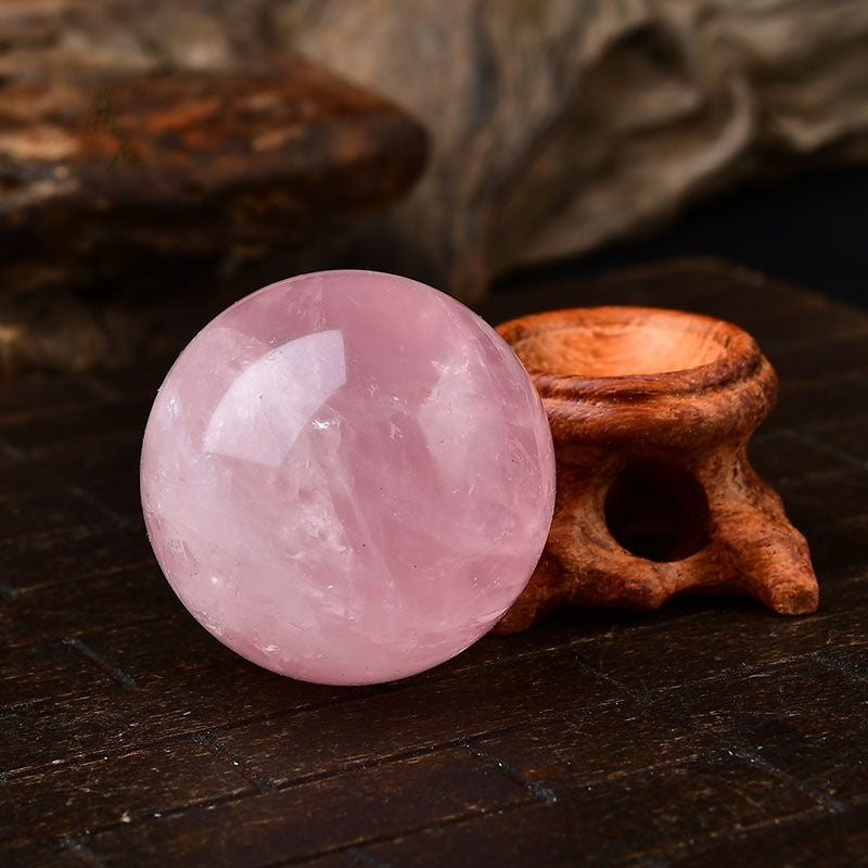 Rose Quartz Crystal Ball-Eternal Brazilian Gemstone Collection