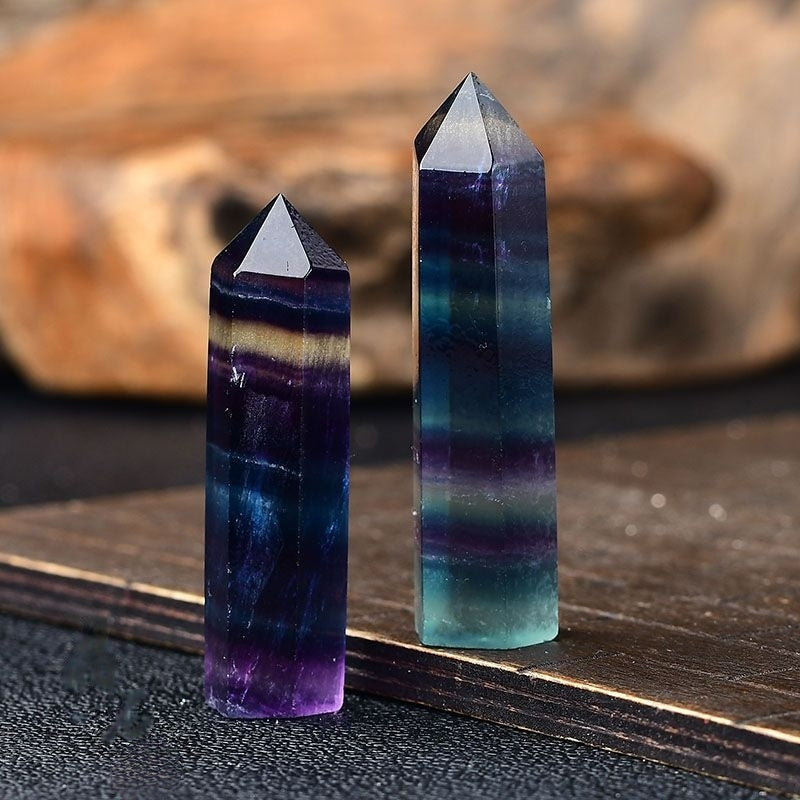 Rainbow Fluorite Pillar Collection-Eternal Brazilian Gemstone Collection
