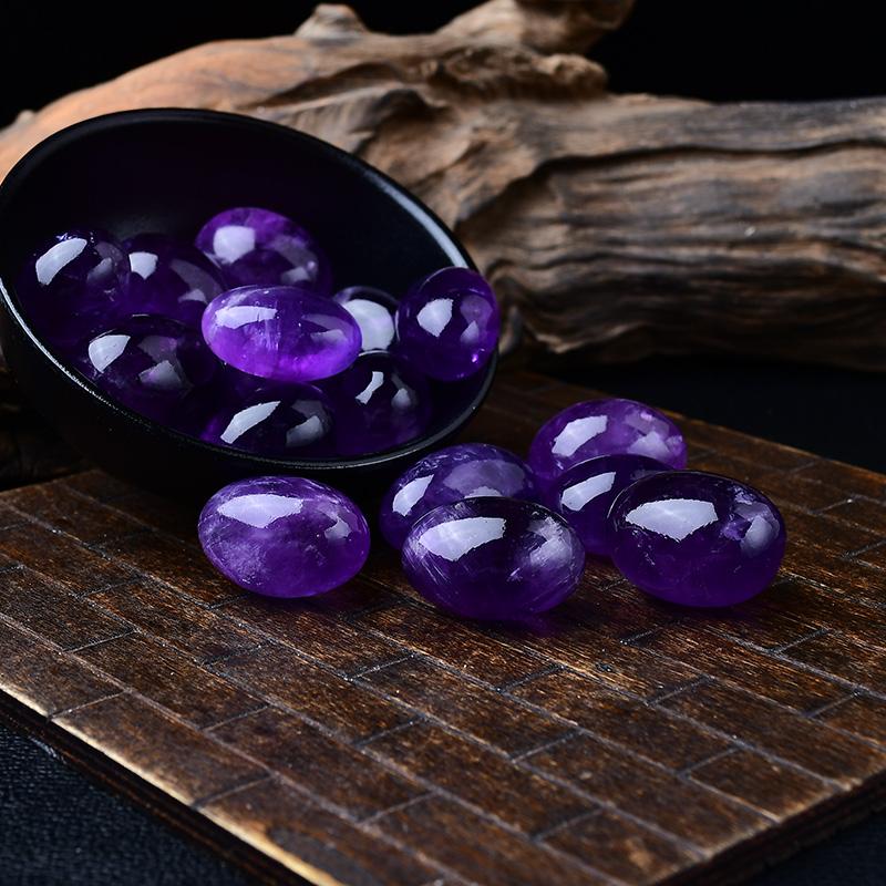 Natural Polished Grain Dark Amethyst -Eternal Brazilian Gemstone Collection