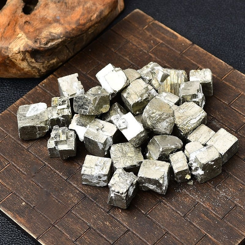 Natural Polished Grain pyrite Ore Cube -Eternal Brazilian Gemstone Collection