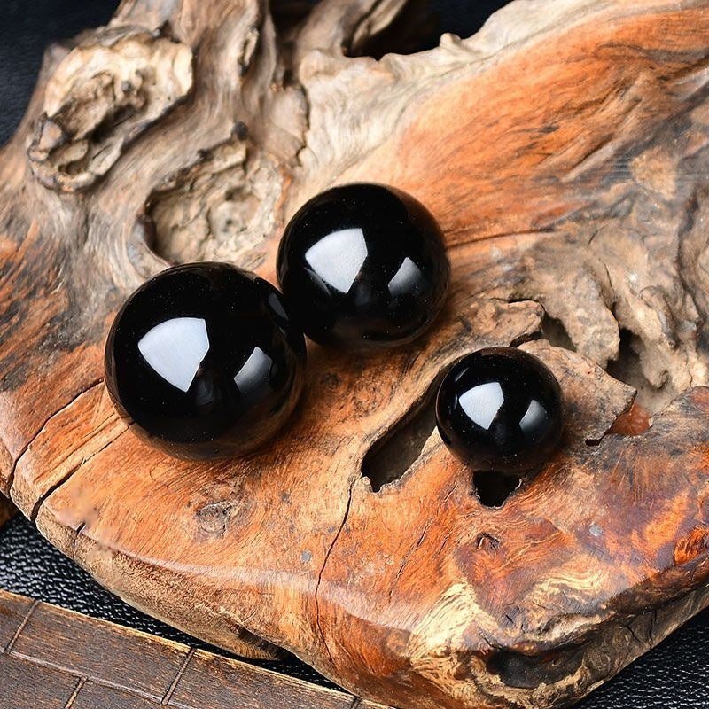 Black Obsidian Crystal Ball-Eternal Brazilian Gemstone Collection