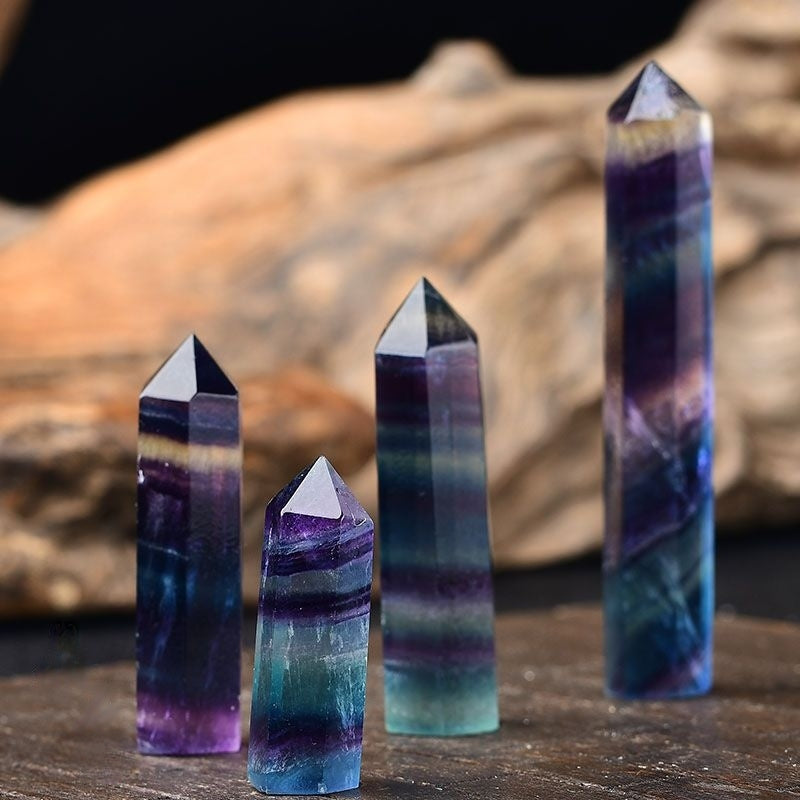 Rainbow Fluorite Pillar Collection-Eternal Brazilian Gemstone Collection