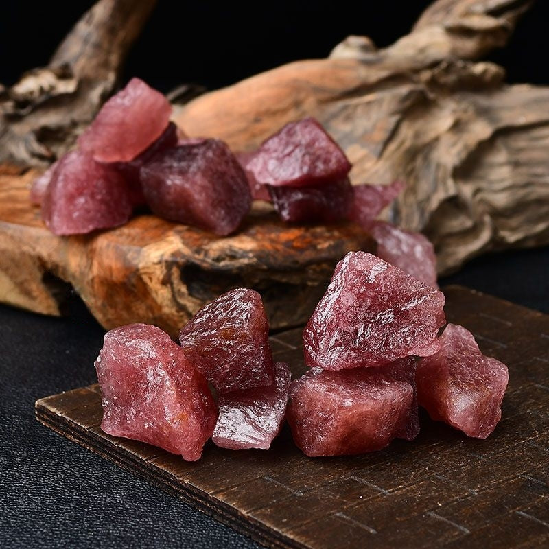 Natural Strawberry Crystal Ore-Eternal Brazilian Gemstone Collection
