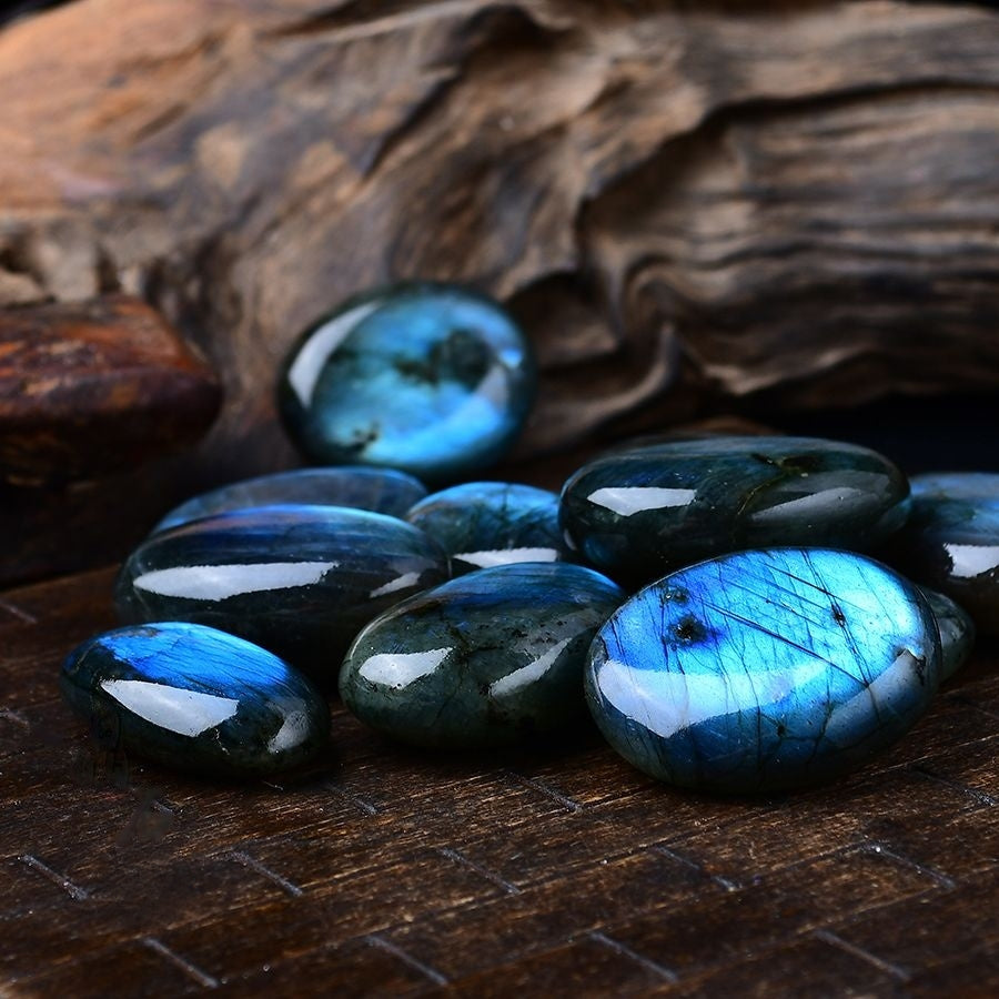 Natural Polished Grain labradorite Tumble Stone-Eternal Brazilian Gemstone Collection