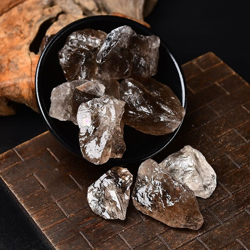 Natural Tea Crystal Raw Stone-Eternal Brazilian Gemstone Collection