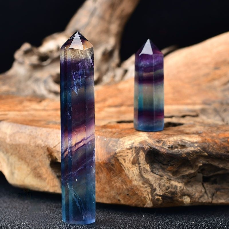 Rainbow Fluorite Pillar Collection-Eternal Brazilian Gemstone Collection