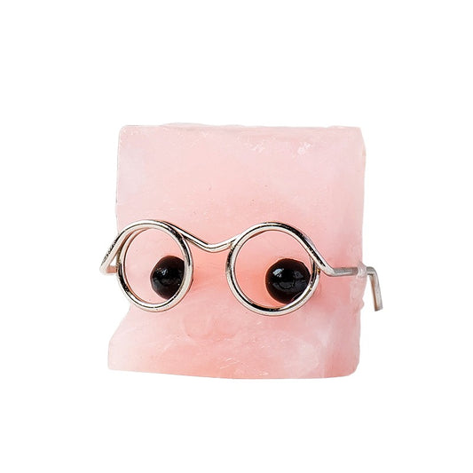 Natural Rose Quartz Leprechaun ornament-Eternal Brazilian Gemstone Collection