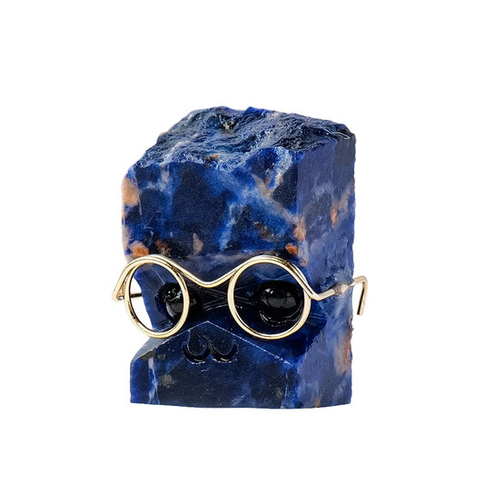 Natural Lapis Lazuli Leprechaun Ornament  -Eternal Brazilian Gemstone Collection