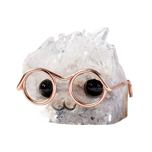 Natural Clear Quartz Leprechaun ornament -Eternal Brazilian Gemstone Collection