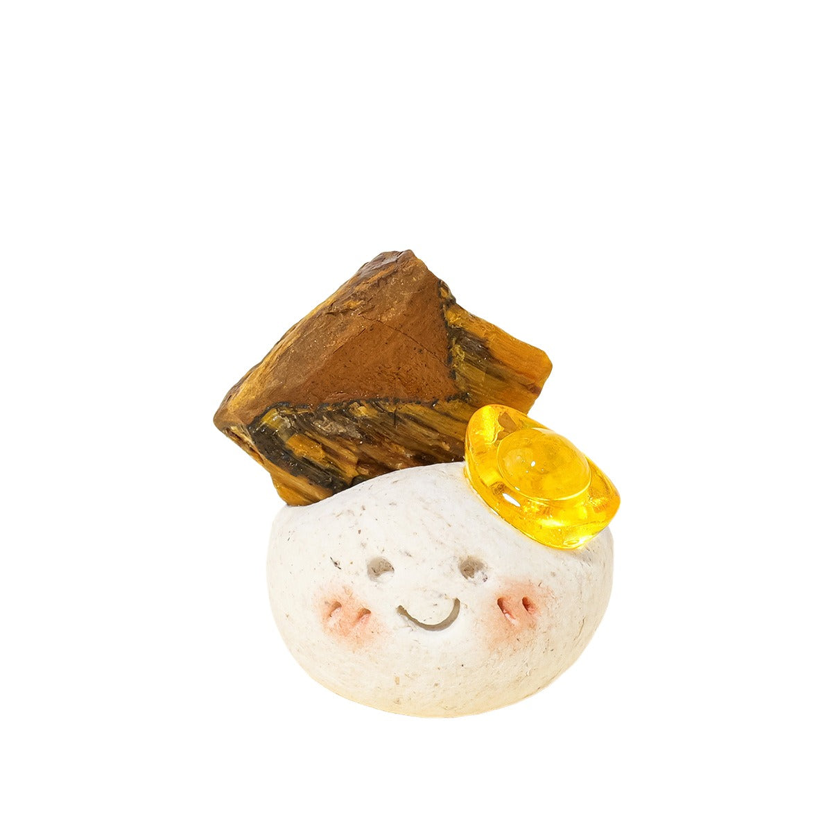 Natural Tiger Eye Cute Dwarf Ornament -Eternal Brazilian Gemstone Collection
